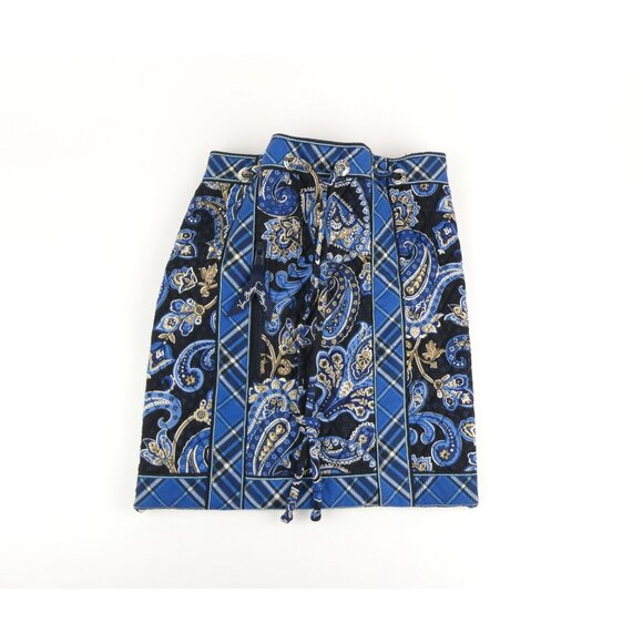 Vera Bradley Windsor Navy Quilted Drawstring Backpack - Picture 10 of 12